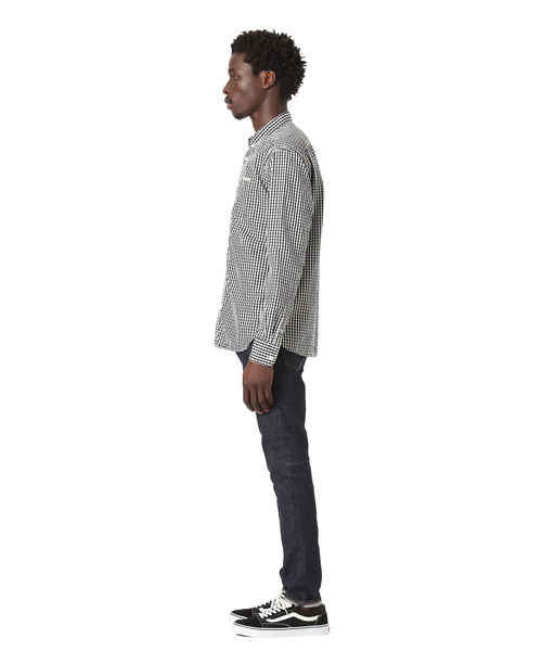 DAILY STANDARD by SANDINISTA(デイリースタンダードバイサンディニスタ)の「Standard Gingham Check B.D. Shirt / スタンダードギンガムチェックボタンダウンシャツ(シャツ/ブラウス・メンズ・ブラック/バーガンディー/ネイビー・SMALL/LARGE/MEDIUM)」の19枚目の写真