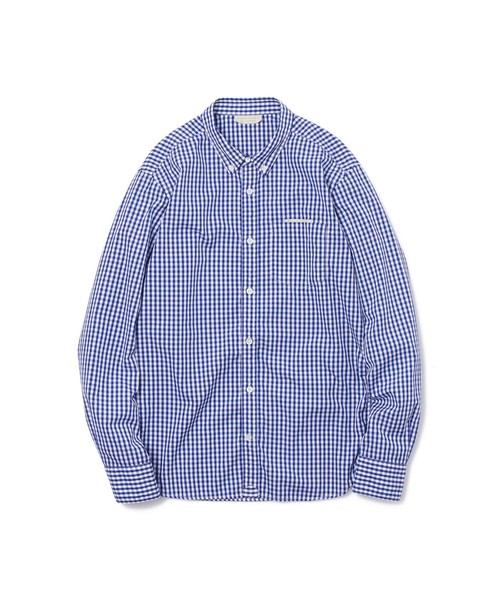 DAILY STANDARD by SANDINISTA(デイリースタンダードバイサンディニスタ)の「Standard Gingham Check B.D. Shirt / スタンダードギンガムチェックボタンダウンシャツ(シャツ/ブラウス・メンズ・ブラック/バーガンディー/ネイビー・SMALL/LARGE/MEDIUM)」の10枚目の写真