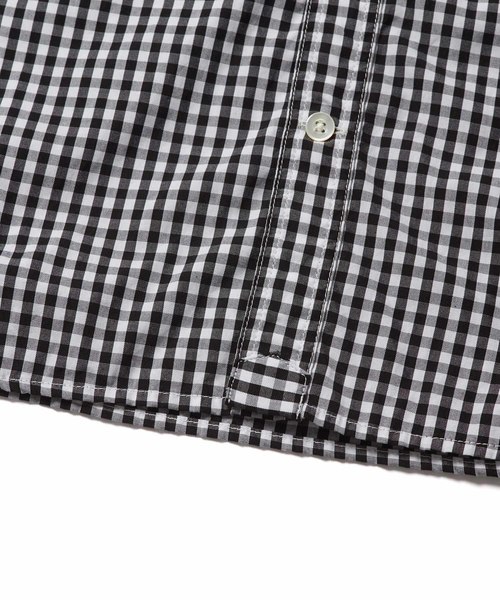 DAILY STANDARD by SANDINISTA(デイリースタンダードバイサンディニスタ)の「Standard Gingham Check B.D. Shirt / スタンダードギンガムチェックボタンダウンシャツ(シャツ/ブラウス・メンズ・ブラック/バーガンディー/ネイビー・SMALL/LARGE/MEDIUM)」の4枚目の写真