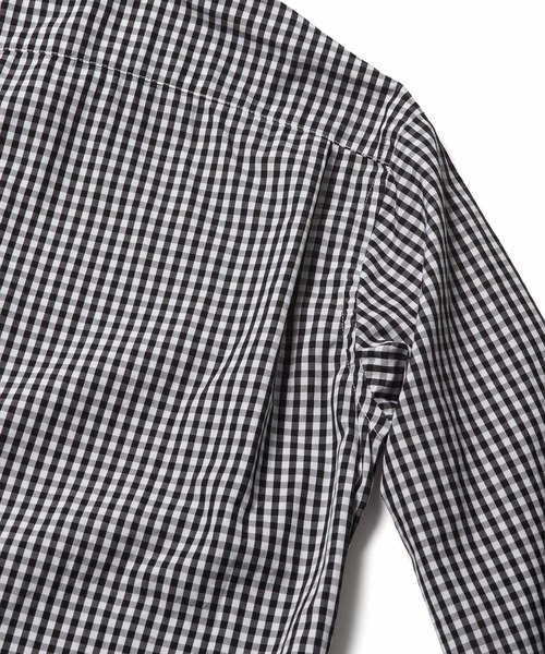 DAILY STANDARD by SANDINISTA(デイリースタンダードバイサンディニスタ)の「Standard Gingham Check B.D. Shirt / スタンダードギンガムチェックボタンダウンシャツ(シャツ/ブラウス・メンズ・ブラック/バーガンディー/ネイビー・SMALL/LARGE/MEDIUM)」の6枚目の写真