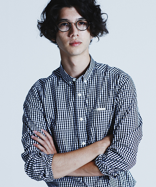 DAILY STANDARD by SANDINISTA(デイリースタンダードバイサンディニスタ)の「Standard Gingham Check B.D. Shirt / スタンダードギンガムチェックボタンダウンシャツ(シャツ/ブラウス・メンズ・ブラック/バーガンディー/ネイビー・SMALL/LARGE/MEDIUM)」の7枚目の写真