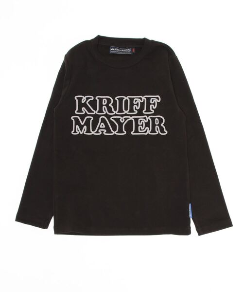 KRIFF MAYER Kid's Collection（クリフメイヤーキッズコレクション）の「もちのびロゴTEE（Tシャツ/カットソー・キッズ・ベージュ/カーキ/ナチュラル/チャコール・130/150/170/120/140/160）」の2枚目の写真