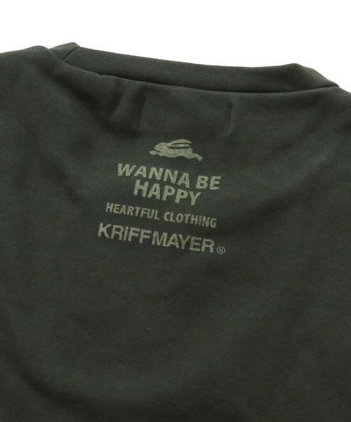 KRIFF MAYER Kid's Collection（クリフメイヤーキッズコレクション）の「もちのびロゴTEE（Tシャツ/カットソー・キッズ・ベージュ/カーキ/ナチュラル/チャコール・130/150/170/120/140/160）」の14枚目の写真