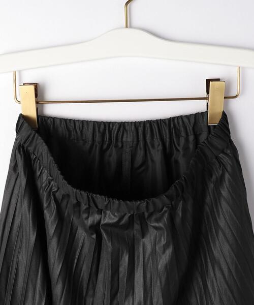 green label relaxing（グリーンレーベルリラクシング）の「チンツ プリーツ スカート（スカート・レディース・ブラック・38/36）」の11枚目の写真