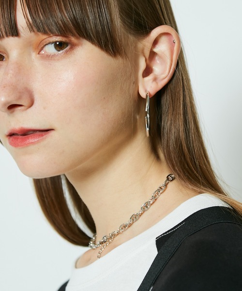 CIAOPANIC（チャオパニック）の「ピアッシングビッグフープピアス（ピアス（両耳用）・レディース・シルバー/ゴールド・FREE）」の11枚目の写真