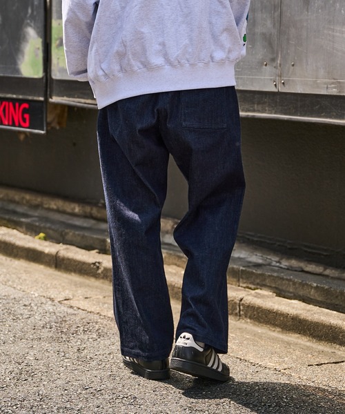 【PUBLUX/パブリュクス】デニムスケートワイドパンツ/チノパン（デニムパンツ）｜PUBLUX（パブリュクス）