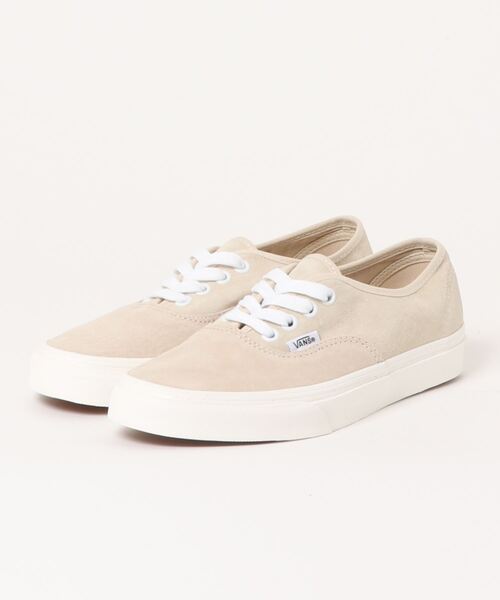 SLOBE IENA(スローブイエナ)の「【VANS / ヴァンズ】 AUTHENTIC PIG SUEDEスニーカー(スニーカー・レディース・アイボリー・23cm/23.5cm/24cm/24.5cm)」の2枚目の写真