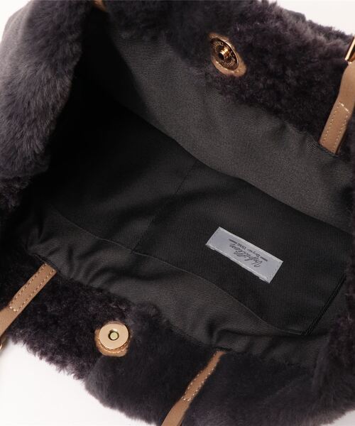 cache cache（カシュ カシュ）の「カシュカシュ cachecache / ベルトハンドルコンビファートート（トートバッグ・レディース・ベージュ/アイボリー/ダークグレー/グレー・FREE）」の7枚目の写真