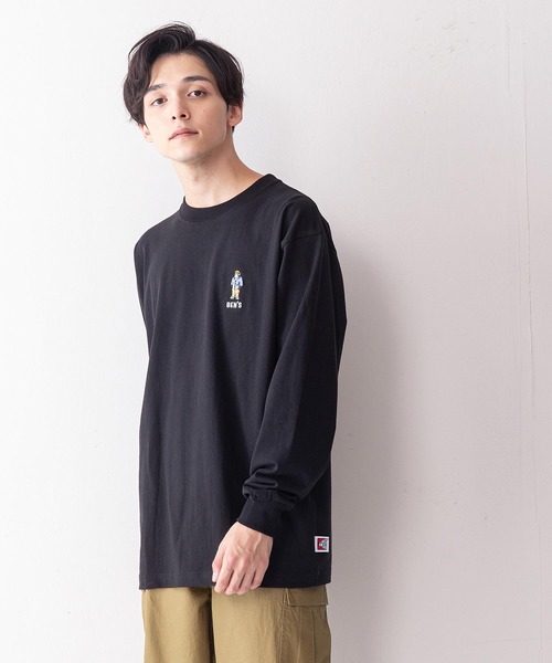 BEN DAVIS(ベンデイビス)の「【BEN DAVIS/ベンデイビス】ミニゴリラワンポイントエンブレムロンT(Tシャツ/カットソー・メンズ・ホワイト/グリーン/ブラック/ベージュ・MEDIUM/SMALL/LARGE/X-LARGE)」の22枚目の写真