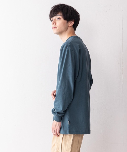 BEN DAVIS(ベンデイビス)の「【BEN DAVIS/ベンデイビス】ミニゴリラワンポイントエンブレムロンT(Tシャツ/カットソー・メンズ・ホワイト/グリーン/ブラック/ベージュ・MEDIUM/SMALL/LARGE/X-LARGE)」の7枚目の写真