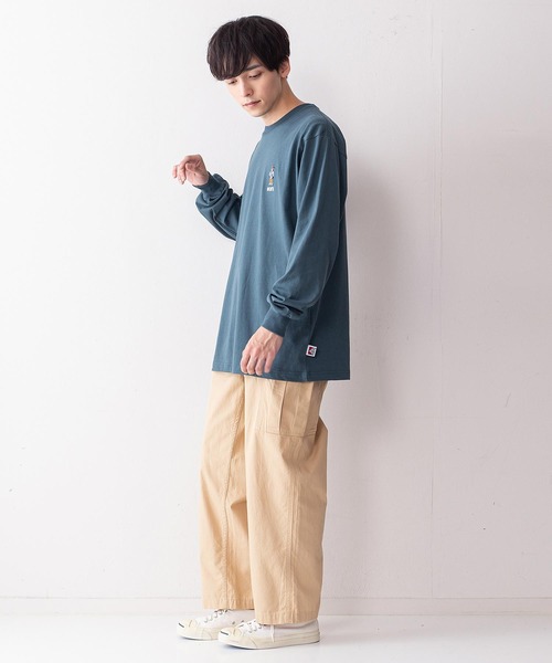 BEN DAVIS(ベンデイビス)の「【BEN DAVIS/ベンデイビス】ミニゴリラワンポイントエンブレムロンT(Tシャツ/カットソー・メンズ・ホワイト/グリーン/ブラック/ベージュ・MEDIUM/SMALL/LARGE/X-LARGE)」の20枚目の写真