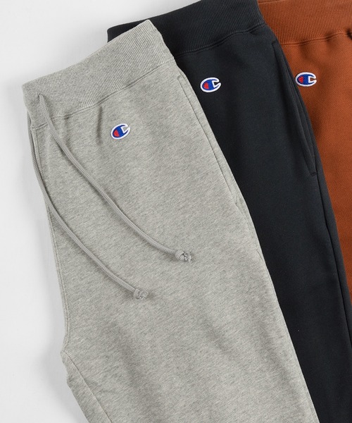 Champion（チャンピオン）の「【Champion/チャンピオン】ワンポイント スウェットリブパンツ（スウェットパンツ・メンズ・ネイビー/レンガ/ブラック/グレー/ライトブルー・L/XL/M）」の3枚目の写真