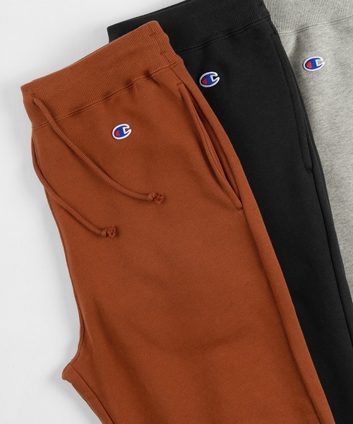 Champion（チャンピオン）の「【Champion/チャンピオン】ワンポイント スウェットリブパンツ（スウェットパンツ・メンズ・ネイビー/レンガ/ブラック/グレー/ライトブルー・L/XL/M）」の5枚目の写真