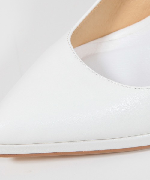 Julia Boutique（ジュリアブティック）の「ポインテッドトゥベーシックヒールパンプス/21510（パンプス・レディース・ブラック/ベージュ/アイボリー/パイソン/ホワイト系・LL/3L/S/M/L）」の8枚目の写真