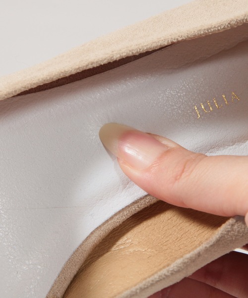 Julia Boutique（ジュリアブティック）の「ポインテッドトゥベーシックヒールパンプス/21510（パンプス・レディース・ブラック/ベージュ/アイボリー/パイソン/ホワイト系・LL/3L/S/M/L）」の16枚目の写真