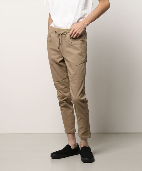 STYLEBLOCK(スタイルブロック)の「裏起毛ウエストRIB切替パンツ(その他パンツ・メンズ・ベージュ/C/ブラック/B/グリーン系その他・M/L)」の3枚目の写真