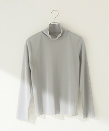 シアーメローハイネックプルオーバー