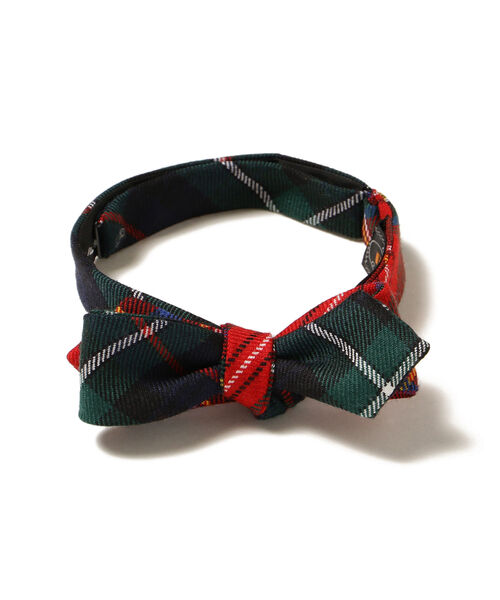 BEAMS PLUS（ビームスプラス）の「BEAMS PLUS / タータンチェック ウール ボウタイ（ネクタイ・メンズ・その他/その他1・ONE SIZE）」の2枚目の写真