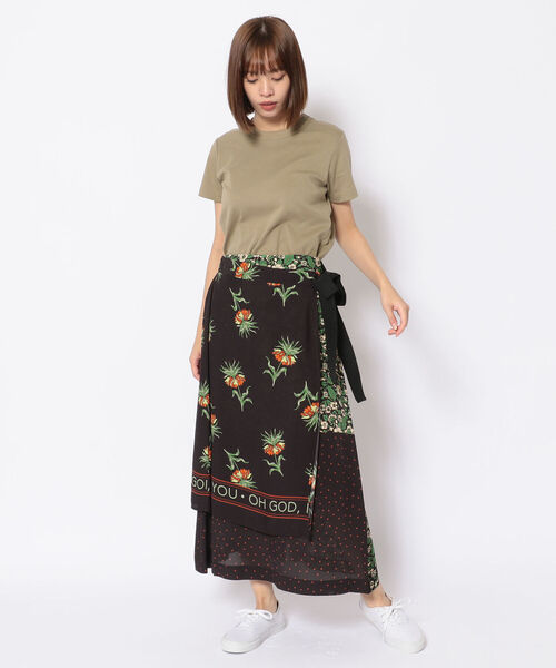 ottod'Ame（オットダム）の「ottod'Ame/オットダム/SKIRTS FLOWER（スカート・レディース・ブラック・42）」の8枚目の写真