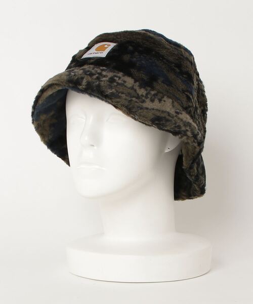 Carhartt(カーハート)の「Carhartt WIP/カーハート ダブリューアイピー ハイプレインズバケットハット I029549(ハット・メンズ・ブラック×グレー/グレー・M/L)」の5枚目の写真