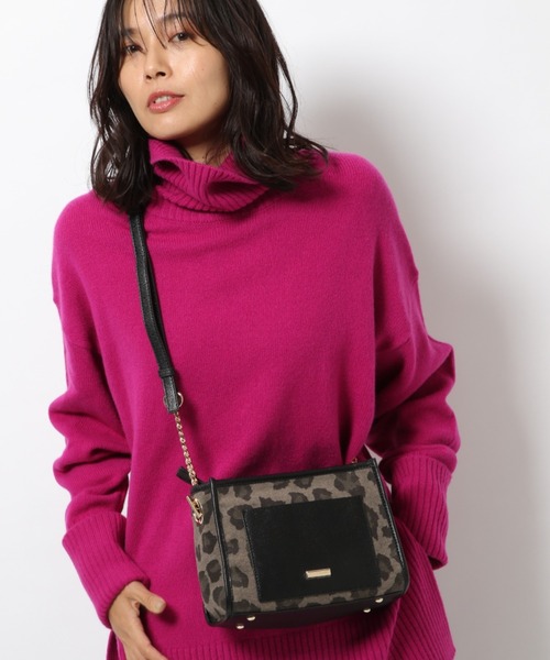 BARNYARDSTORM(バンヤードストーム)の「BARNYARDSTORM / レザーコンビコンプリショルダー(ショルダーバッグ・レディース・ホワイト/レオパード/ゼブラ・FREE)」の3枚目の写真