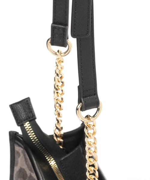 BARNYARDSTORM(バンヤードストーム)の「BARNYARDSTORM / レザーコンビコンプリショルダー(ショルダーバッグ・レディース・ホワイト/レオパード/ゼブラ・FREE)」の5枚目の写真