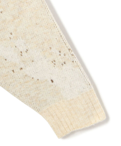 A4A（エーフォーエー）の「A4A/エーフォーエー/ペイントニット（ニット/セーター・メンズ・ベージュ/ブラック・FREE）」の14枚目の写真