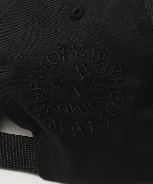 SAYHELLO(セイハロー)の「SAYHELLO / FACE LOGO CAP(キャップ・メンズ・ブラック・ONE SIZE)」の6枚目の写真