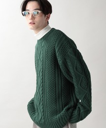 RAGEBLUE | ケーブルニットクルー/236875(ニット/セーター)