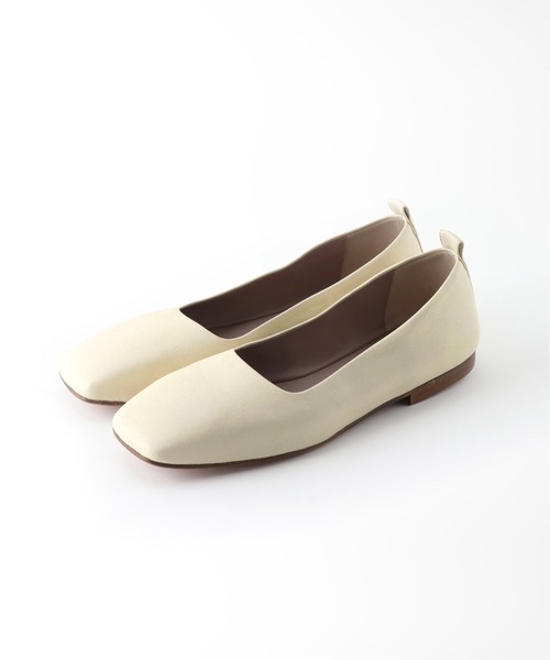 K.Spin（ケースピン）の「K.SPIN スクエアトゥ フラットシューズ（パンプス・レディース・ブラック/ベージュ・35/36/37/38）」の15枚目の写真