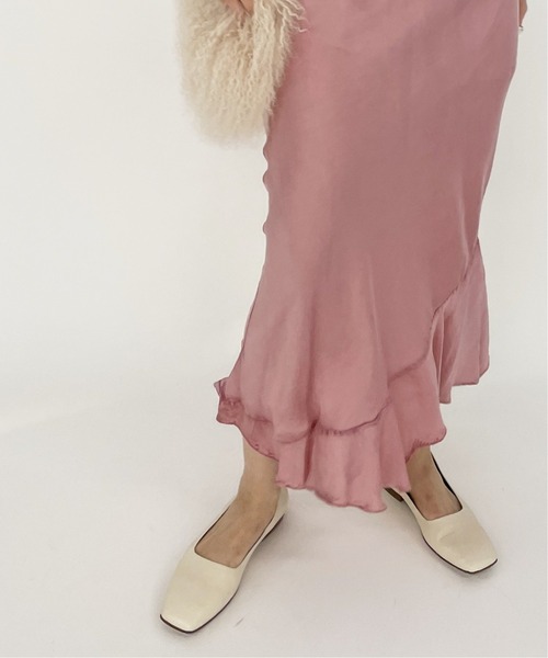 K.Spin（ケースピン）の「K.SPIN スクエアトゥ フラットシューズ（パンプス・レディース・ブラック/ベージュ・35/36/37/38）」の16枚目の写真