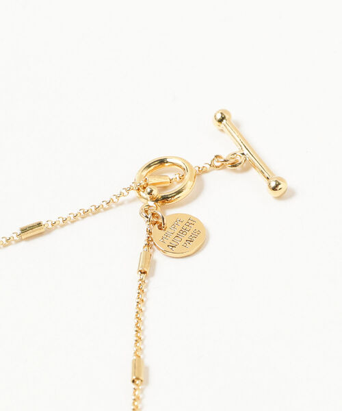 PHILIPPE AUDIBERT（フィリップ オーディベール）の「PHILIPPE AUDIBERT / ERIN ショートネックレス ゴールド（ネックレス・レディース・ゴールド・ONE SIZE）」の8枚目の写真