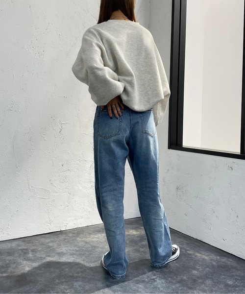 apres jour mignon(アプレジュールミニョン)の「袖ボリュームスウェット【ZOZOTOWN限定アイテム】【10PO】(スウェット・レディース・ブラック/ダークブルー/オートミール・フリー/X-LARGE)」の21枚目の写真