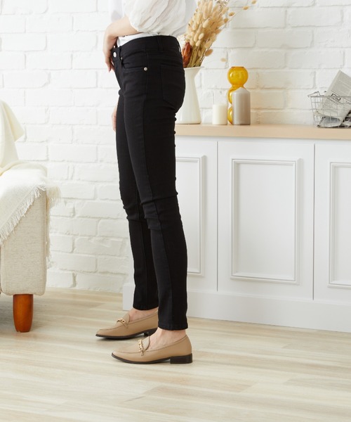 acro（アクロ）の「デニムスキニージーンズ/AC1246（デニムパンツ・レディース・ネイビー/ブラック・ﾌﾘ-）」の14枚目の写真