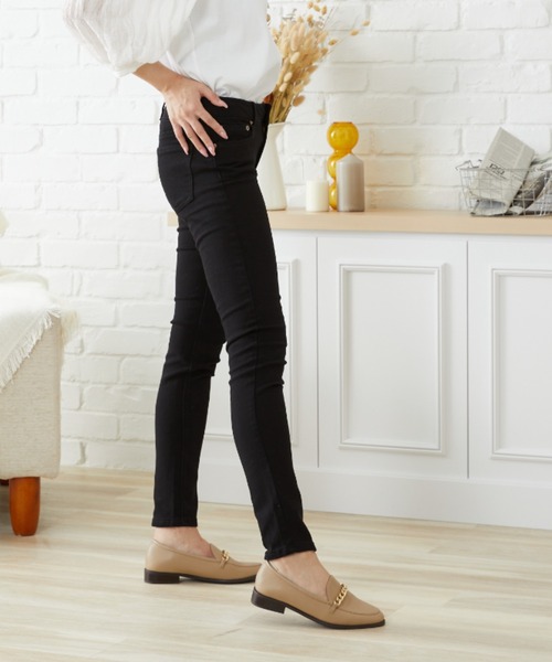 acro（アクロ）の「デニムスキニージーンズ/AC1246（デニムパンツ・レディース・ネイビー/ブラック・ﾌﾘ-）」の15枚目の写真