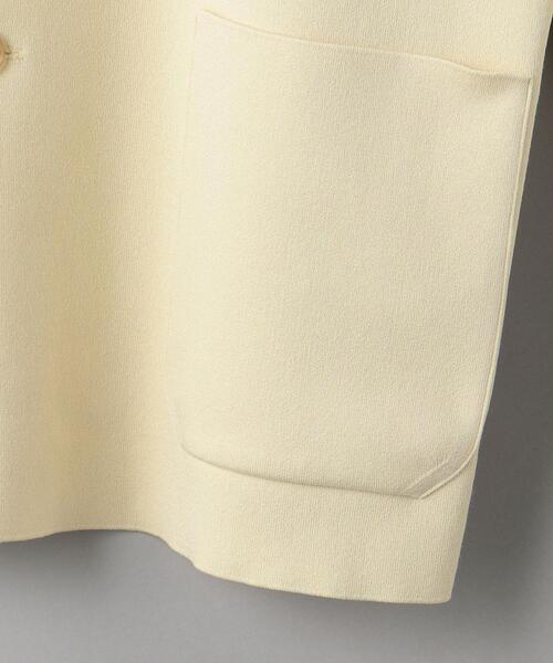 AURALEE(オーラリー)の「<AURALEE>スムースニット ジャケット -ウォッシャブル- Ψ(テーラードジャケット・レディース・オフホワイト・1)」の5枚目の写真