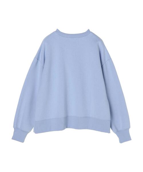 Green　Parks（グリーンパークス）の「裏起毛サイドスリットプルオーバー＊（スウェット・レディース・ブラック/サックスブルー/アイボリー・FREE）」の13枚目の写真