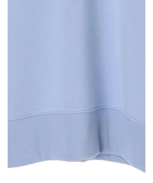 Green　Parks（グリーンパークス）の「裏起毛サイドスリットプルオーバー＊（スウェット・レディース・ブラック/サックスブルー/アイボリー・FREE）」の10枚目の写真