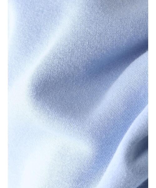 Green　Parks（グリーンパークス）の「裏起毛サイドスリットプルオーバー＊（スウェット・レディース・ブラック/サックスブルー/アイボリー・FREE）」の7枚目の写真