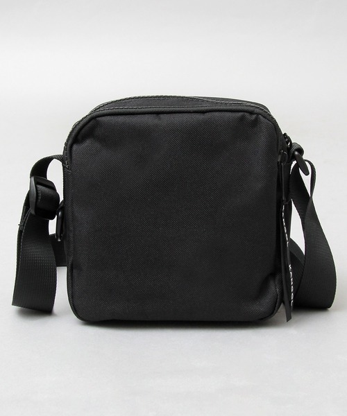 KANGOL（カンゴール）の「2層式 ロゴ刺繍 ポリエステル スクエア ミニショルダーバッグ（ショルダーバッグ・メンズ・ブラック・FREE）」の7枚目の写真