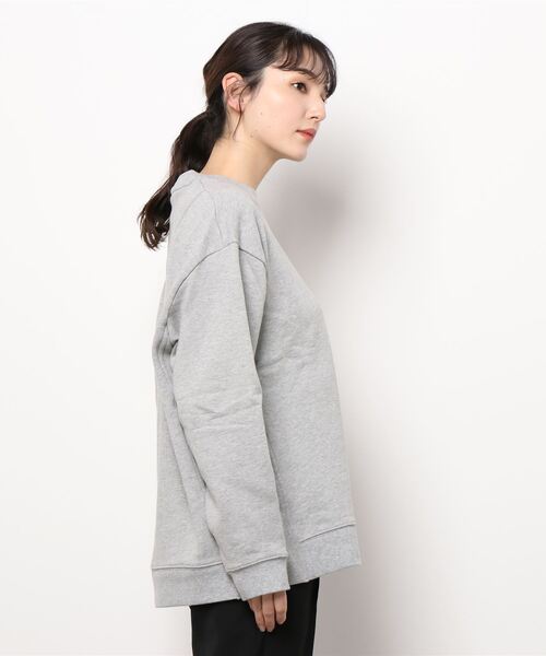 adidas by Stella McCartney(アディダスバイステラマッカートニー)の「【adidas by Stella McCartney】aSMC SPW CREW SWEAT(スウェット・レディース・ライトグレー・MEDIUM/SMALL)」の3枚目の写真