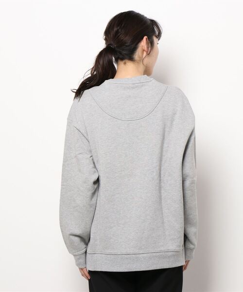 adidas by Stella McCartney(アディダスバイステラマッカートニー)の「【adidas by Stella McCartney】aSMC SPW CREW SWEAT(スウェット・レディース・ライトグレー・MEDIUM/SMALL)」の2枚目の写真