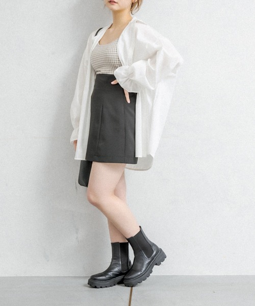 OLIVE des OLIVE(オリーブデオリーブ)の「ストライプシャツ(シャツ/ブラウス・レディース・ネイビー/オフホワイト/オレンジ/ブルー/ミント/ピンク系その他・FREE)」の8枚目の写真