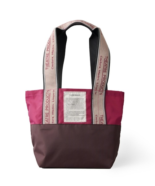THEATRE PRODUCTS(シアタープロダクツ)の「【新色追加】THEATRE PRODUCTS / Dailyrusset別注 / ジャガードテープバッグ(M)(トートバッグ・レディース・ホワイト/ブラック×グレー/カーキ/ピンク/グレー/ブラック/グリーン/ピンク系2/ベージュ/ブラウン/ホワイト×ネイビー/ネイビー/オレンジ系1/パープル・FREE)」の18枚目の写真