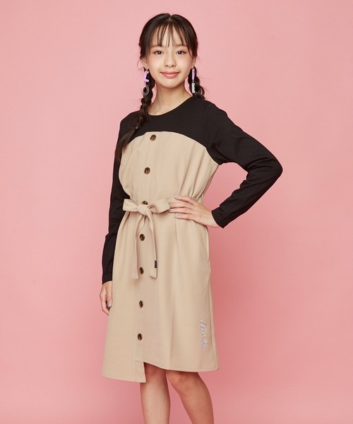 セール 前ボタンドッキングワンピ ワンピース Jenni Love ジェニィラブ のファッション通販 Zozotown