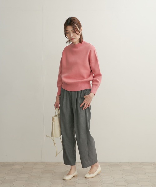 URBAN RESEARCH DOORS（アーバンリサーチドアーズ）の「クリアツイルストレートパンツ（その他パンツ・レディース・ブラック/グレー・1/0）」の6枚目の写真