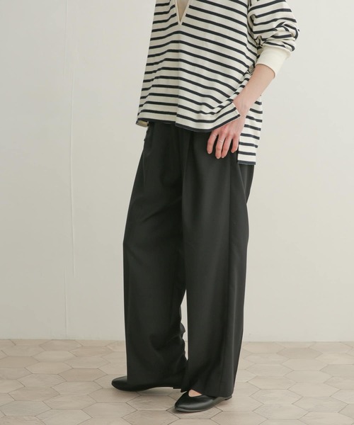 URBAN RESEARCH DOORS（アーバンリサーチドアーズ）の「クリアツイルストレートパンツ（その他パンツ・レディース・ブラック/グレー・1/0）」の11枚目の写真