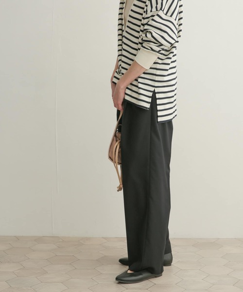 URBAN RESEARCH DOORS（アーバンリサーチドアーズ）の「クリアツイルストレートパンツ（その他パンツ・レディース・ブラック/グレー・1/0）」の14枚目の写真