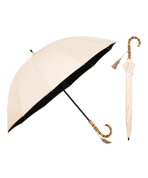 UVO（ウーボ）の「★完全遮光100% 最強の日傘「UVO（ウーボ）」12本骨 長傘 無地タッセル Wpc.（長傘・レディース・パープル/ベージュ/ブラック/ブルーグレー/オフホワイト/ピンク/ラベンダー/グレー・FREE）」の19枚目の写真