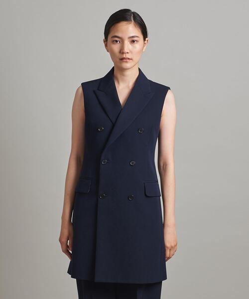 LOEFFWギャバベスト LOEFF（ロエフ）の「＜LOEFF（ロエフ）＞C/W ギャバ ベスト（ベスト